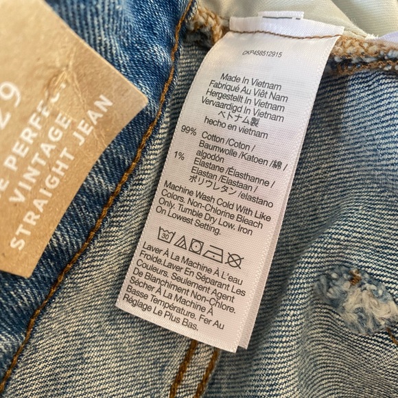 NWT Madewell The Perfect Vintage Straight Jean size 29 - Picture 8 of 14